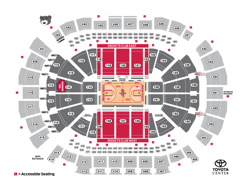 Rockets Game Seating Chart